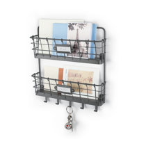 Wall mounted metal online letter rack